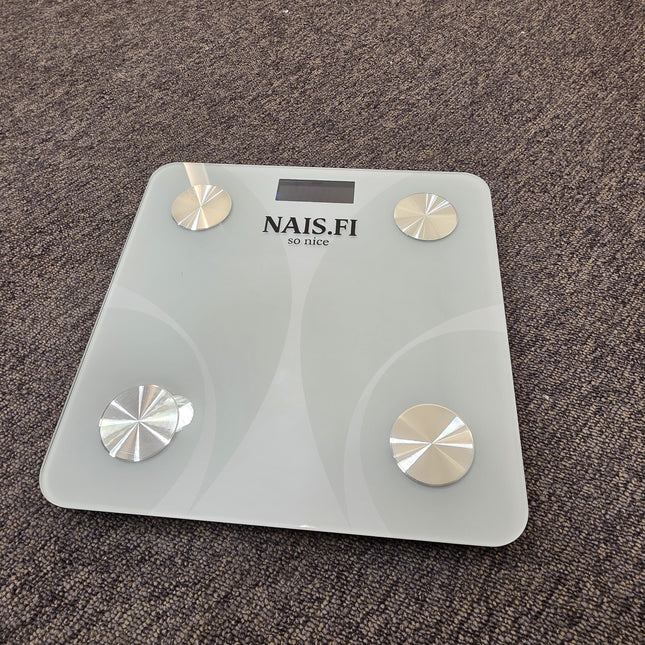 Digitaalinen kylpyhuonevaaka – LED-näyttö, karkaistu lasi