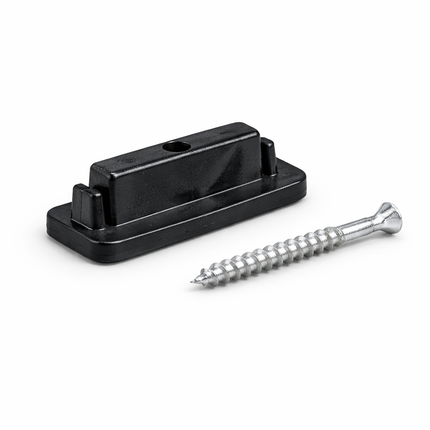 WPC-piilokiinnikkeet ja ruuvit 100 kpl paketti