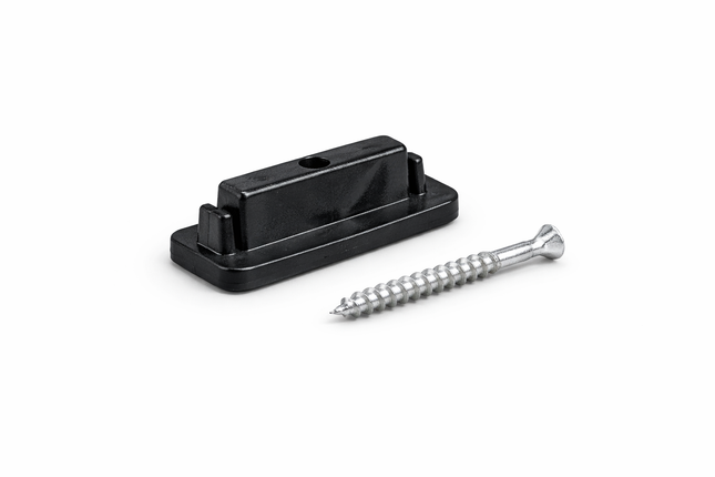 WPC-piilokiinnikkeet ja ruuvit 100 kpl paketti