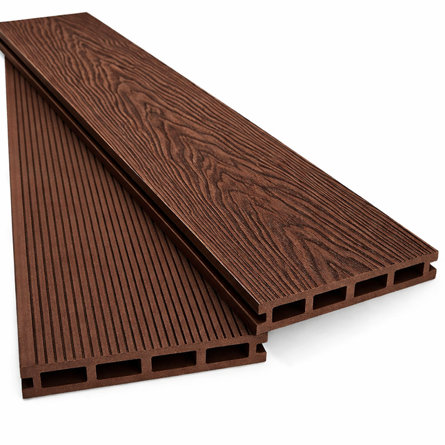 WPC-komposiittiterassilauta Ruskea 140x25mm (8× 3,5 m) (5,49 € metri)