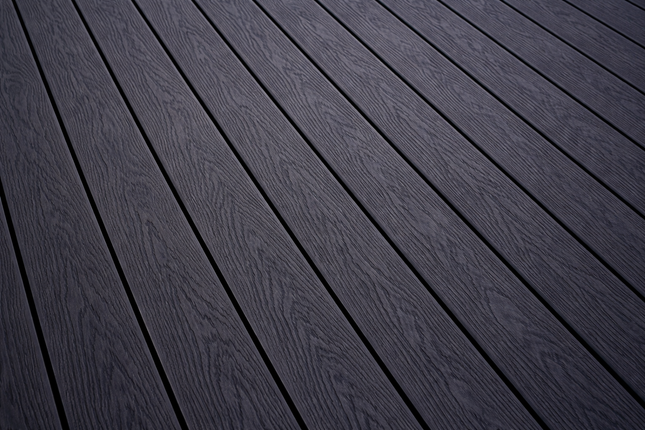 WPC-komposiittiterassilauta Musta 140x25mm (8× 3,5 m) (5,49 € metri)