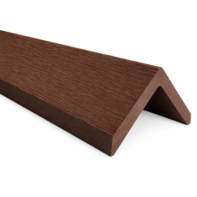 WPC L-reunalista – viimeistele terassin reunat Ruskea