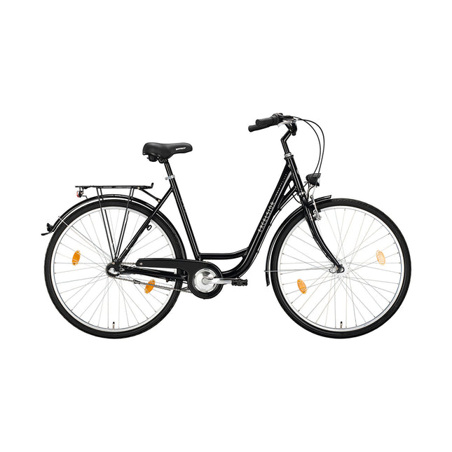 Naisten pyörä EXCELSIOR Road Cruiser Alu, 28", 7k, musta (S)