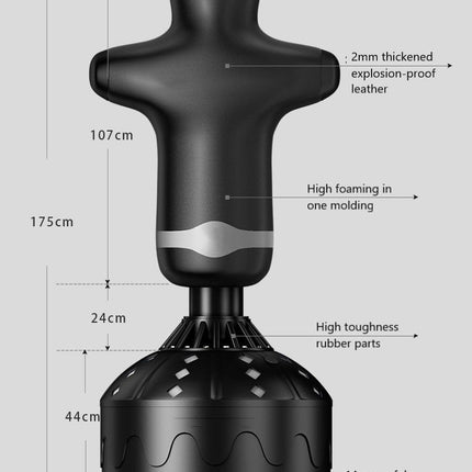 Seisova Nyrkkeilysäkki Imevälläjalustalla – MMA & Kuntoharjoittelu (175 cm)