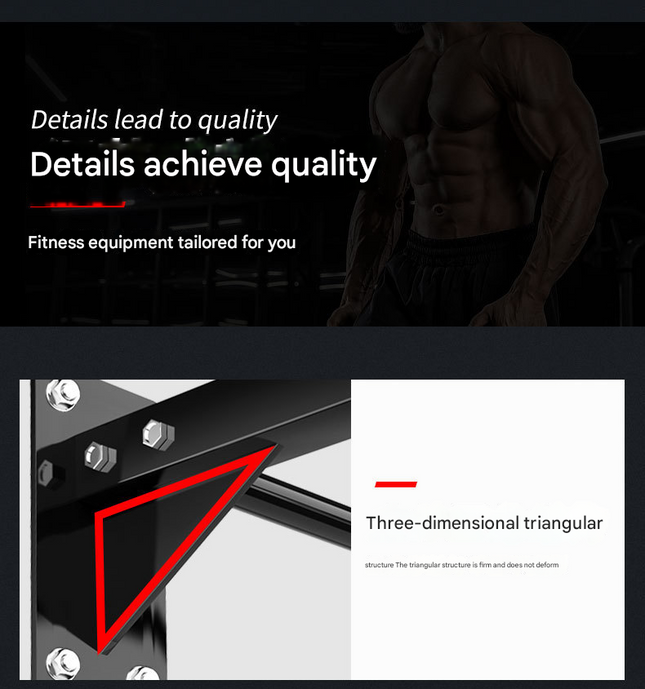 Seinään Kiinnitettävä Leuanvetotanko – Heavy Duty Teräs | Dippi- ja Vatsatreeni Kotona