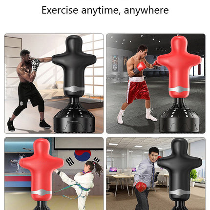 Seisova Nyrkkeilysäkki Imevälläjalustalla – MMA & Kuntoharjoittelu (175 cm)