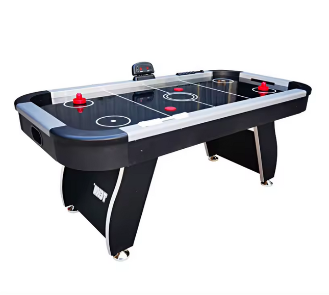 Premium Ilmakiekkopöytä - Sähköinen pistelaskija & tehokas puhallin