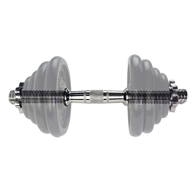 Käsipaino TUNTURI Banaanin muotoinen kromitanko, 38cm