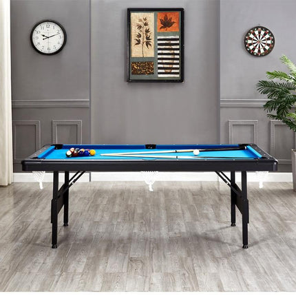 Taitettava Biljardipöytä  – Kompakti Poolpöytä Sisäkäyttöön