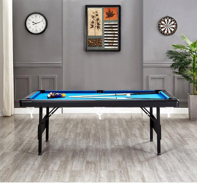 Taitettava Biljardipöytä  – Kompakti Poolpöytä Sisäkäyttöön