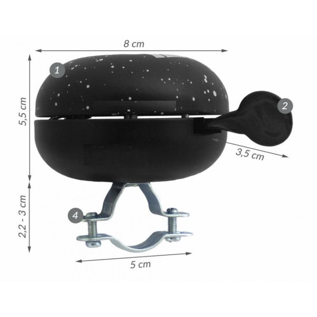 Pyöräkello Mickey, keltainen