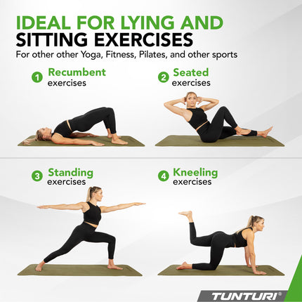 Joogamatto Tunturi Yogamat 8mm, Army Green