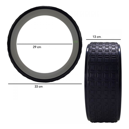 TUNTURI Yoga Wheel, musta