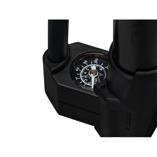 Käsipumppu PRO Minipump Performance XL, metalliseos, ponnahdusmittari jalkatyynyllä