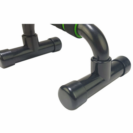 TUNTURI Push Up Bar PVC, musta-vihreä