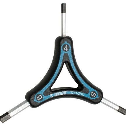 Kuusiokoloavain UNIOR 1781/2HX, 3 piikkiä