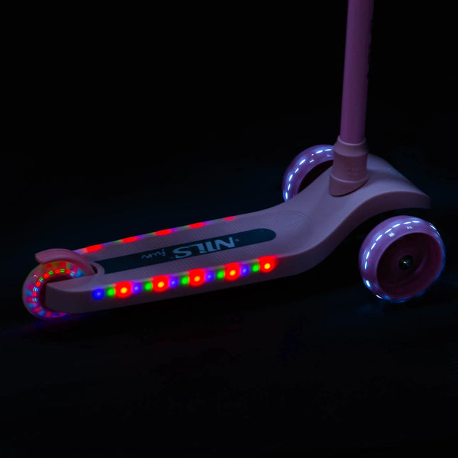 Lasten skootteri NILS EXTREME HLB09 pinkki