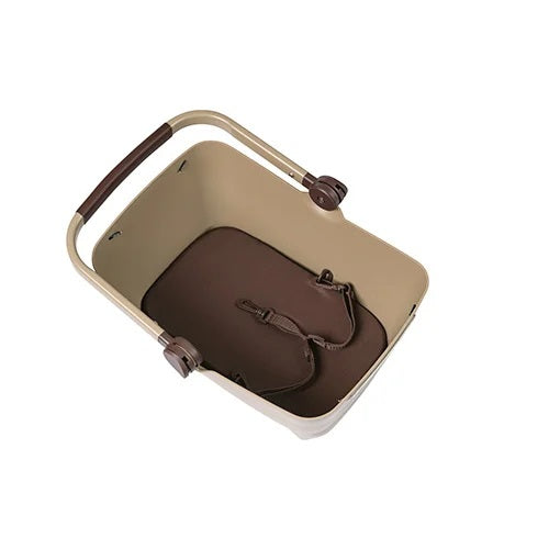 Polkupyörän lemmikkikori Basil Buddy MIK, beige