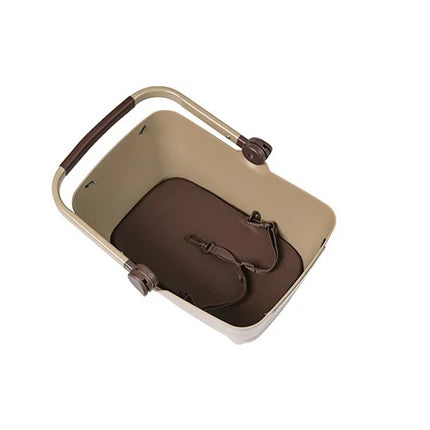 Polkupyörän lemmikkikori Basil Buddy MIK, beige