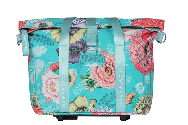 Ohjaustankolaukku BASIL Bloom Field 8-11L, sininen-kukka