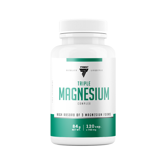 Magnesium TREC KOLMOISMAGNESIUMKOMPLEKSI 120 kapselia