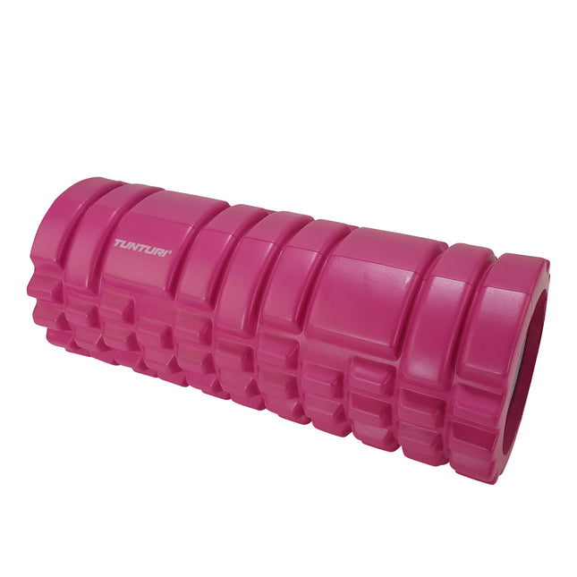 Hierontarulla TUNTURI Yoga Foam Grid Roller 33cm, pinkki
