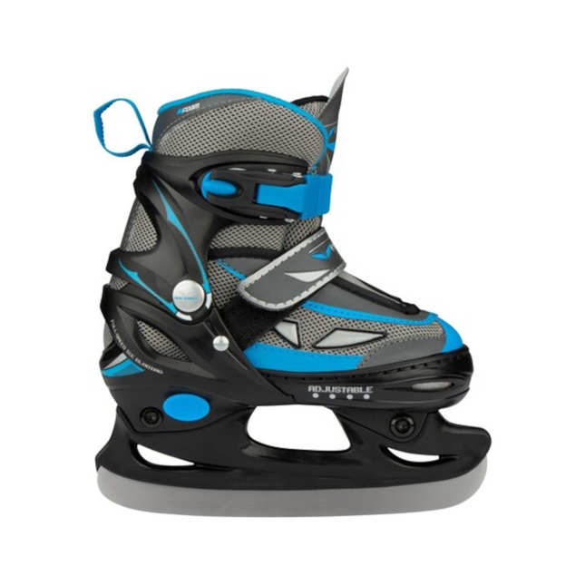 Lasten luistimet NJIDAM Calgary 3130 harmaa/sininen (M)