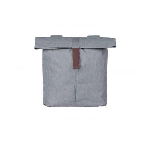 Laukkulaukku BASIL City tuplapyörälaukku, 28-32 L, harmaa