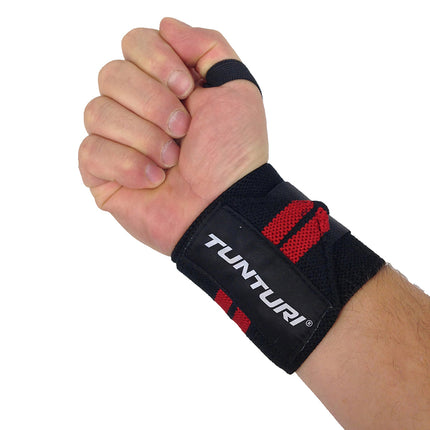 Rannekehihnat Tunturi Wrist Wraps, punainen