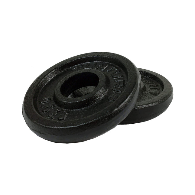 Painolevyt TUNTURI Lautaset Musta, 30 mm, 0,5kg (pari)