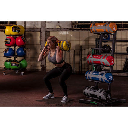 Painopussi TUNTURI Strengthbag 10kg, keltainen