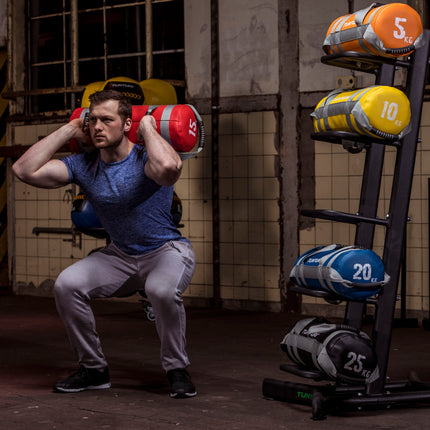 Painopussi TUNTURI Strengthbag 15kg, punainen