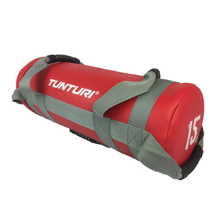 Painopussi TUNTURI Strengthbag 15kg, punainen