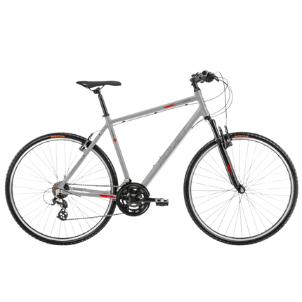 Miesten polkupyörä ROMET Orkan M, harmaanpunainen (L)