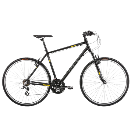 Miesten polkupyörä ROMET Orkan M, musta-kulta (L)