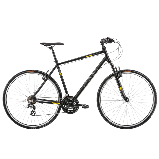 Miesten polkupyörä ROMET Orkan M, musta-kulta (L)