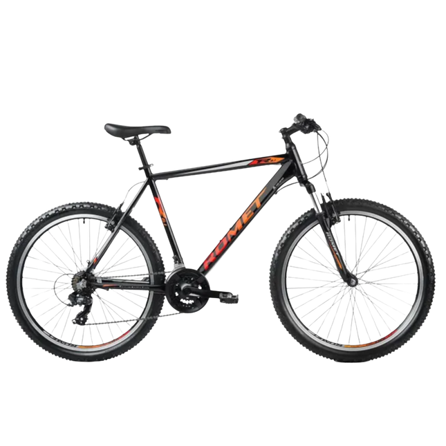 Polkupyörä ROMET Rambler R6.1, 26" musta-oranssi (L)