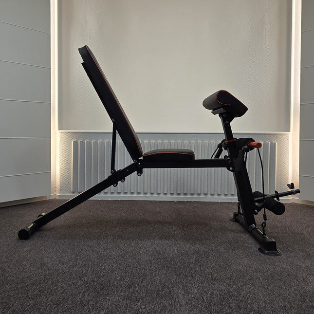 Säädettävä 4-in-1 kotikuntosalipenkki – taitettava & tukeva