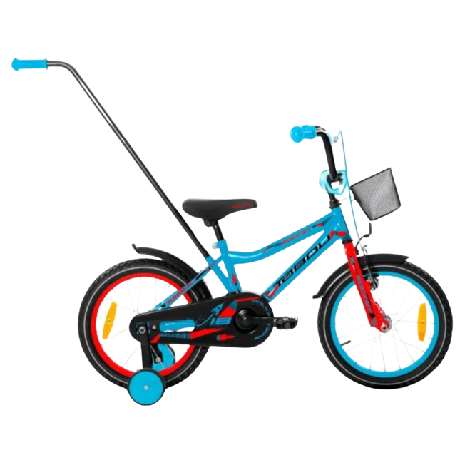 Lasten polkupyörä TABOU Rocket Alu 16", sinipunainen