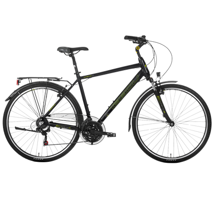 Miesten polkupyörä TABOU KINETIC 1.0, 28" mustanvihreä (L)