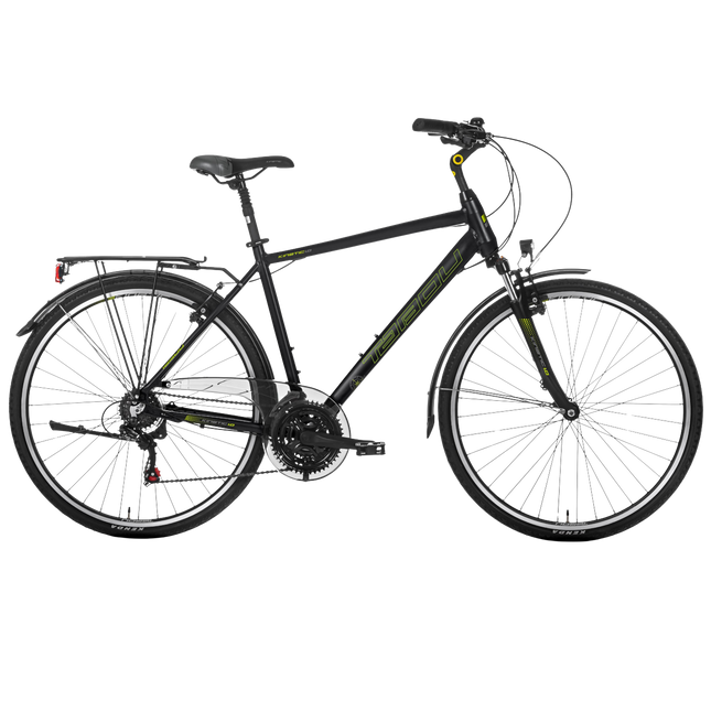 Miesten polkupyörä TABOU KINETIC 1.0, 28" mustanvihreä (L)