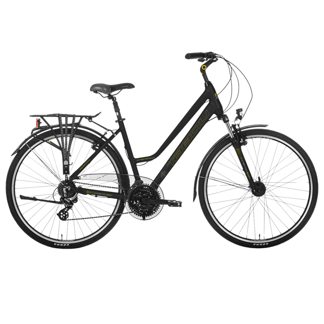 Naisten polkupyörä TABOU Kinetic 2.0 PLUS W, 28" musta-kultainen (L)