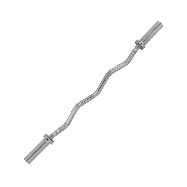 Nostotanko TUNTURI Olympic Curlbar kromi, 50 mm, 120 cm, SpringCol