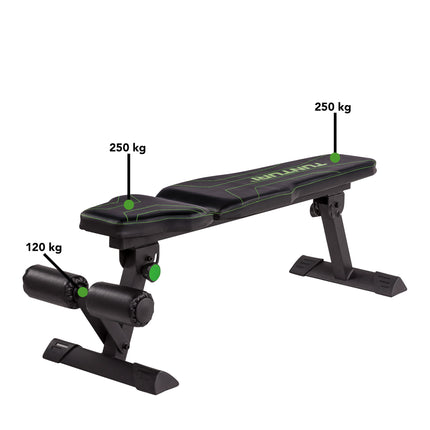 Treenipenkki TUNTURI FB80 Flat Bench