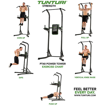 Kuntosalilaite Tuntur PT40 Power Tower