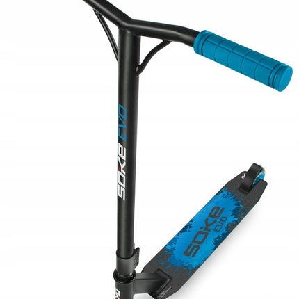 Temppuskootteri SOKE EVO, musta-sininen