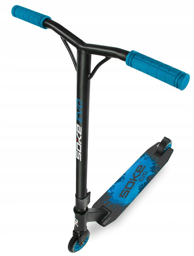 Temppuskootteri SOKE EVO, musta-sininen