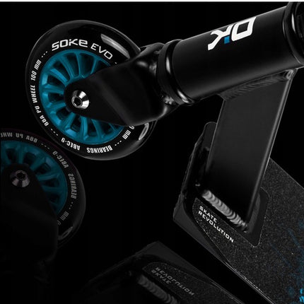 Temppuskootteri SOKE EVO, musta-sininen