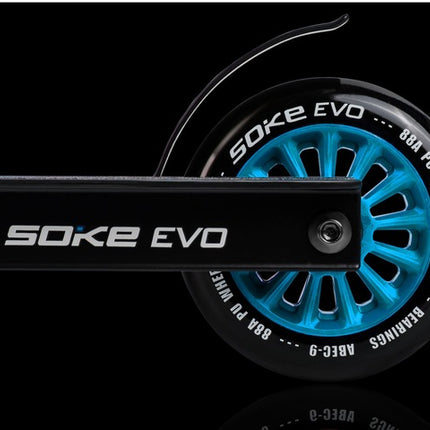 Temppuskootteri SOKE EVO, musta-sininen