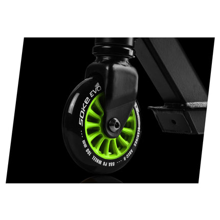 Temppuskootteri SOKE EVO, vihreä